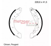 Комплект тормозных колодок METZGER MG 641 MG641 METZGER - купить в магазине запчастей по Украине