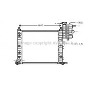 MS2216 AVA QUALITY COOLING - купить в магазине запчастей по Украине
