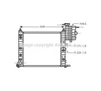 MS2243 AVA QUALITY COOLING - купить в магазине запчастей по Украине