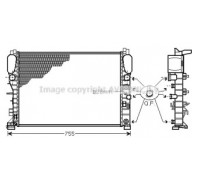 MS2341 AVA QUALITY COOLING - купить в магазине запчастей по Украине