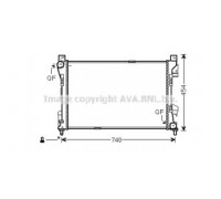 MS2463 AVA QUALITY COOLING - купить в магазине запчастей по Украине