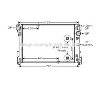 MS2546 AVA QUALITY COOLING - купить в магазине запчастей по Украине