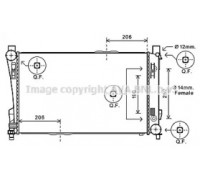MS2589 AVA QUALITY COOLING - купить в магазине запчастей по Украине