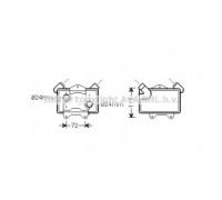 масляный радиатор, двигательное масло AVA QUALITY COOLING MS3477 MS3477 AVA QUALITY COOLING - купить в магазине запчастей по Украине