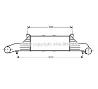 Интеркулер AVA QUALITY COOLING MS4295 MS4295 AVA QUALITY COOLING - купить в магазине запчастей по Украине