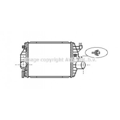 Интеркулер MS4357 AVA QUALITY COOLING - купить в магазине запчастей по Украине