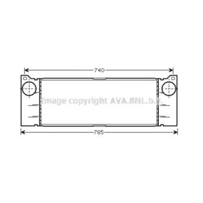 Интеркулер MS4371 AVA QUALITY COOLING - купить в магазине запчастей по Украине