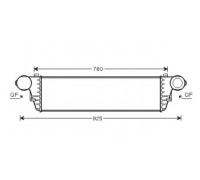 Интеркулер AVA QUALITY COOLING MS4379 MS4379 AVA QUALITY COOLING - купить в магазине запчастей по Украине