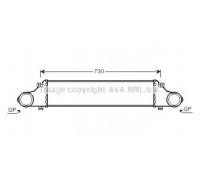 Интеркулер AVA QUALITY COOLING MS4410 MS4410 AVA QUALITY COOLING - купить в магазине запчастей по Украине