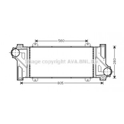 Интеркулер MS4448 AVA QUALITY COOLING - купить в магазине запчастей по Украине