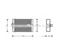 MS6250 AVA QUALITY COOLING - купить в магазине запчастей по Украине