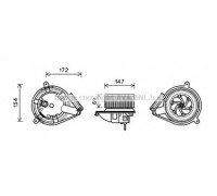 Электродвигатель, вентиляция салона AVA QUALITY COOLING MS8618 MS8618 AVA QUALITY COOLING - купить в магазине запчастей по Украине