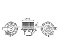 Электродвигатель, вентиляция салона AVA QUALITY COOLING MS8647 MS8647 AVA QUALITY COOLING - купить в магазине запчастей по Украине