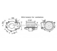 Электродвигатель, вентиляция салона AVA QUALITY COOLING MS8657 MS8657 AVA QUALITY COOLING - купить в магазине запчастей по Украине