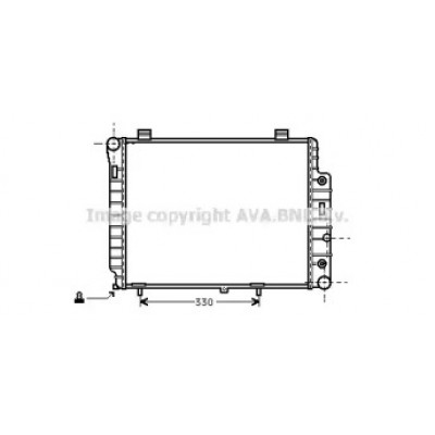 Радиатор, охлаждение двигателя MSA2156 AVA QUALITY COOLING - купить в магазине запчастей по Украине
