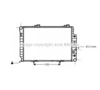 Радиатор, охлаждение двигателя AVA QUALITY COOLING MSA2174 MSA2174 AVA QUALITY COOLING - купить в магазине запчастей по Украине