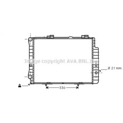 Радиатор, охлаждение двигателя MSA2192 AVA QUALITY COOLING - купить в магазине запчастей по Украине