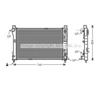MSA2286 AVA QUALITY COOLING - купить в магазине запчастей по Украине