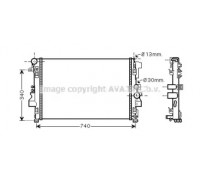 MSA2356 AVA QUALITY COOLING - купить в магазине запчастей по Украине