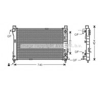 MSA2464 AVA QUALITY COOLING - купить в магазине запчастей по Украине