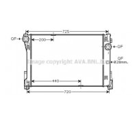 MSA2474 AVA QUALITY COOLING - купить в магазине запчастей по Украине