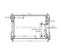 MSA2475 AVA QUALITY COOLING - купить в магазине запчастей по Украине