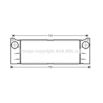 Интеркулер MSA4473 AVA QUALITY COOLING - купить в магазине запчастей по Украине