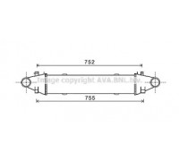 Интеркулер AVA QUALITY COOLING MSA4525 MSA4525 AVA QUALITY COOLING - купить в магазине запчастей по Украине