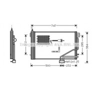 Конденсатор, кондиционер AVA QUALITY COOLING MSA5298D MSA5298D AVA QUALITY COOLING - купить в магазине запчастей по Украине
