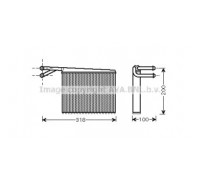MSA6372 AVA QUALITY COOLING - купить в магазине запчастей по Украине
