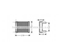 MSA6385 AVA QUALITY COOLING - купить в магазине запчастей по Украине