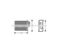 Теплообменник, отопление салона AVA QUALITY COOLING MSA6400 MSA6400 AVA QUALITY COOLING - купить в магазине запчастей по Украине