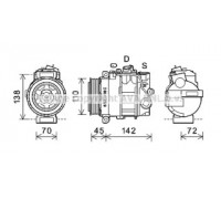 MSAK614 AVA QUALITY COOLING - купить в магазине запчастей по Украине