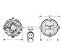 MSC413 AVA QUALITY COOLING - купить в магазине запчастей по Украине