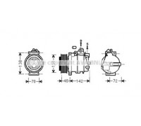 Компрессор, кондиционер AVA QUALITY COOLING MSK567 MSK567 AVA QUALITY COOLING - купить в магазине запчастей по Украине
