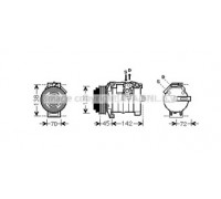 Компрессор, кондиционер AVA QUALITY COOLING MSK574 MSK574 AVA QUALITY COOLING - купить в магазине запчастей по Украине