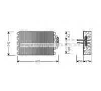 Испаритель, кондиционер AVA QUALITY COOLING MSV008 MSV008 AVA QUALITY COOLING - купить в магазине запчастей по Украине