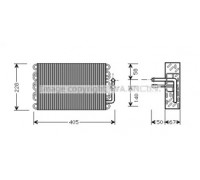 Испаритель, кондиционер AVA QUALITY COOLING MSV019 MSV019 AVA QUALITY COOLING - купить в магазине запчастей по Украине