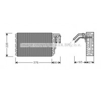 Испаритель, кондиционер AVA QUALITY COOLING MSV020 MSV020 AVA QUALITY COOLING - купить в магазине запчастей по Украине