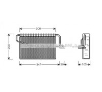 MSV329 AVA QUALITY COOLING - купить в магазине запчастей по Украине
