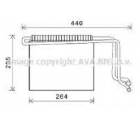 MSV563 AVA QUALITY COOLING - купить в магазине запчастей по Украине