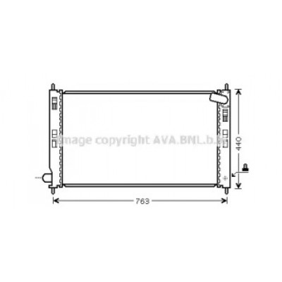 Радиатор, охлаждение двигателя MT2207 AVA QUALITY COOLING - купить в магазине запчастей по Украине
