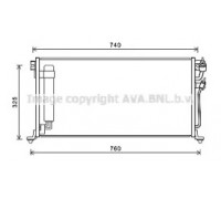 Конденсатор, кондиционер AVA QUALITY COOLING MTA5220D MTA5220D AVA QUALITY COOLING - купити в магазині запчастин по Україні