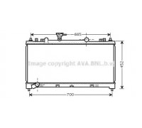 MZ2226 AVA QUALITY COOLING - купить в магазине запчастей по Украине