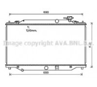 MZ2269 AVA QUALITY COOLING - купить в магазине запчастей по Украине