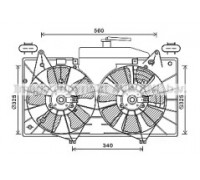 MZ7551 AVA QUALITY COOLING - купить в магазине запчастей по Украине