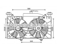 MZ7552 AVA QUALITY COOLING - купить в магазине запчастей по Украине
