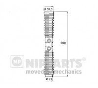 Комплект пылника, рулевое управление NIPPARTS N2844022 N2844022 NIPPARTS - купить в магазине запчастей по Украине