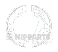 Комплект тормозных колодок, стояночная тормозная система NIPPARTS N3502085 N3502085 NIPPARTS - купить в магазине запчастей по Украине