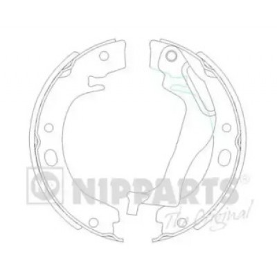 Комплект тормозных колодок, стояночная тормозная система N3502085 NIPPARTS - купить в магазине запчастей по Украине